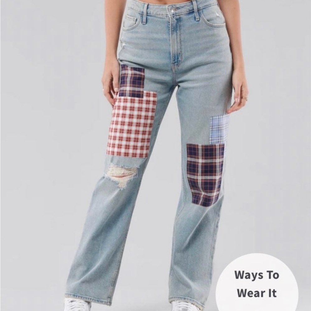 Hollister dad jeans